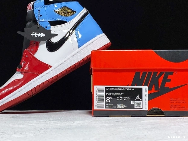 OG 1 Retro CK5666-100 Fearless Air High Jordan 0702